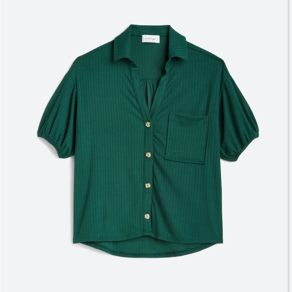 Kaileigh NWT Safia Collared Knit Top - Size Small - Stitchfix